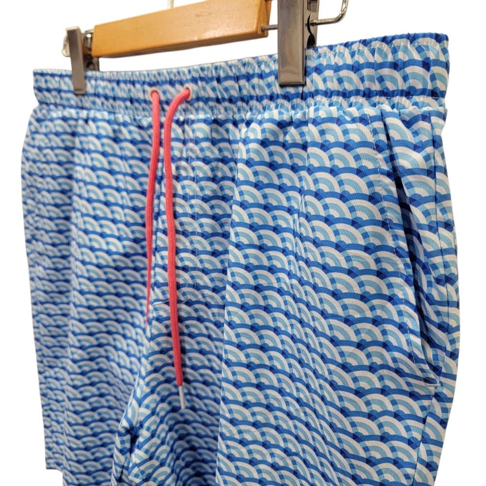 Mosmann Australia Swim Shorts Blue Summer Beach Fitted Lined Quick-Dry Men’s XL - Picture 7 of 17